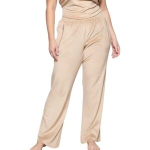 Skims Velour Track Pants 4 XL NWT-Plush Soft Lounge Joggers